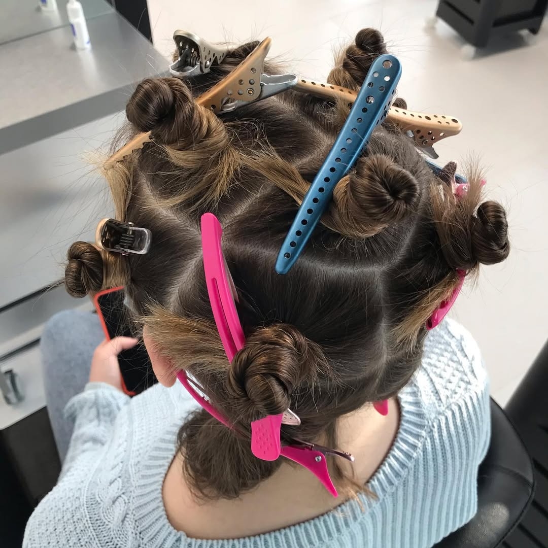 Осветление волос с подбором тона