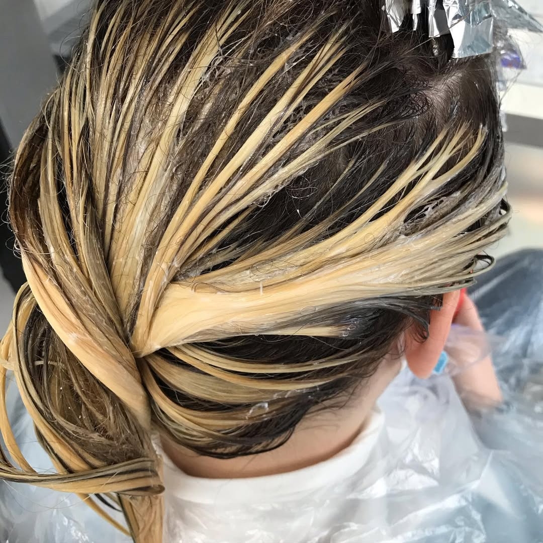 Определение уровня осветления волос