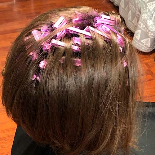 Прикорневая химия - процесс