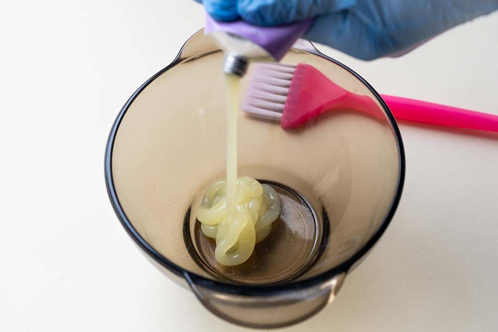 Окрашивание стойкой седины