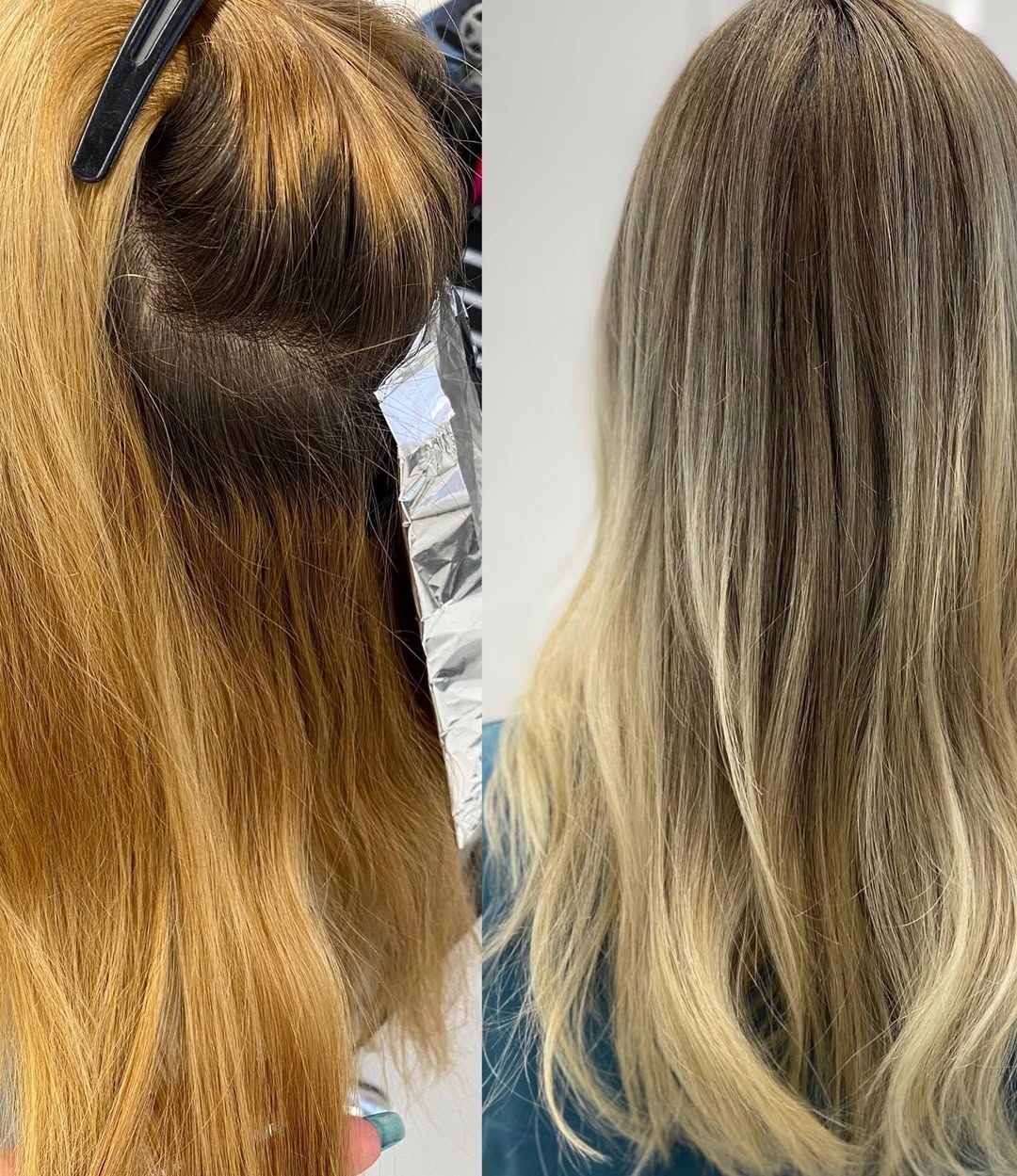 Волосы до осветления: пример от колориста Марии Артемкиной