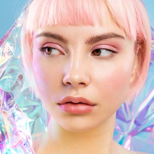 Короткая челка без стрижки