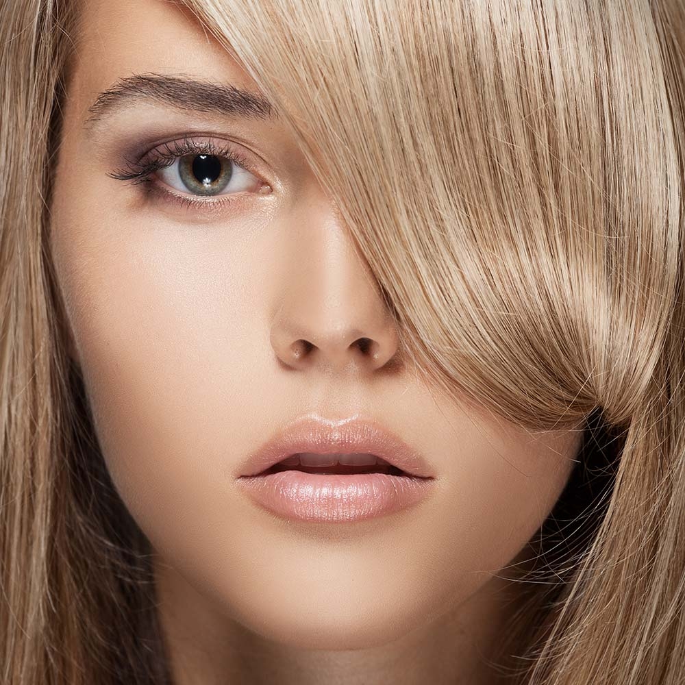 Челка-шиньон