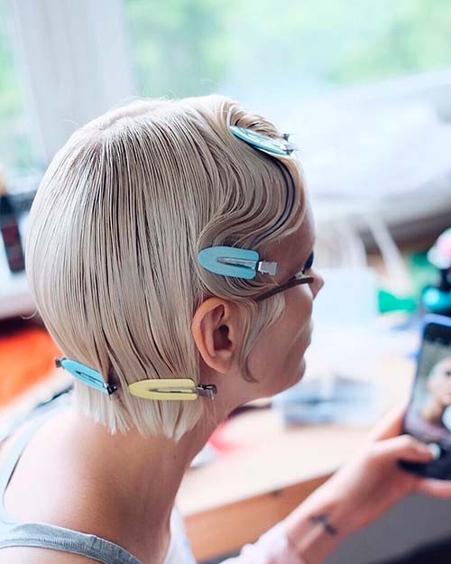 Яркий образ с холодной волной от стилиста Милы Беловой