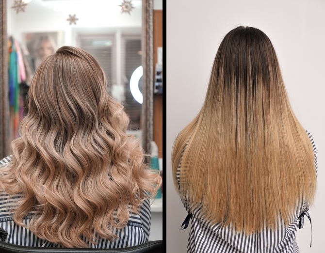 Окрашенные волосы с нейтрализацией и без