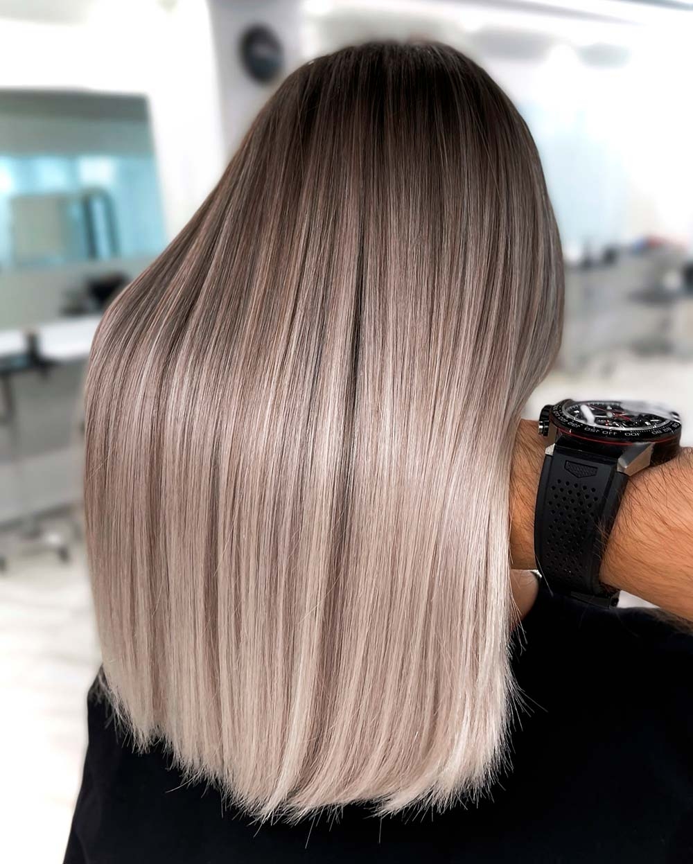 Окрашивание в рельефной технике