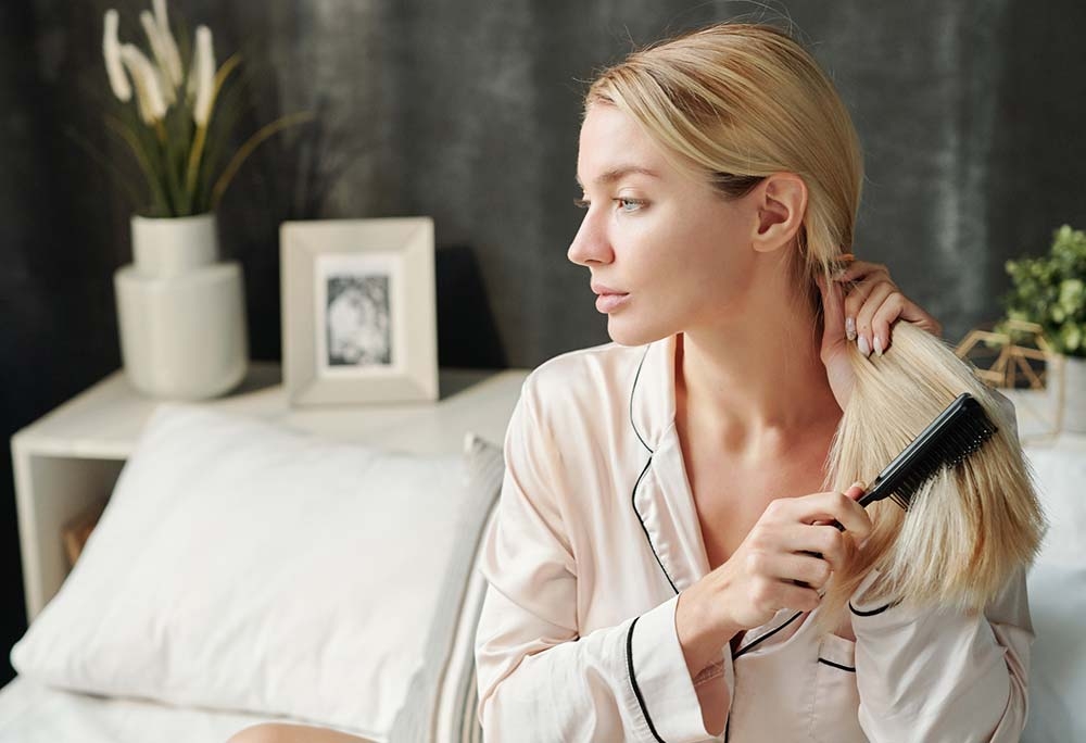 Бережное расчесывание волос