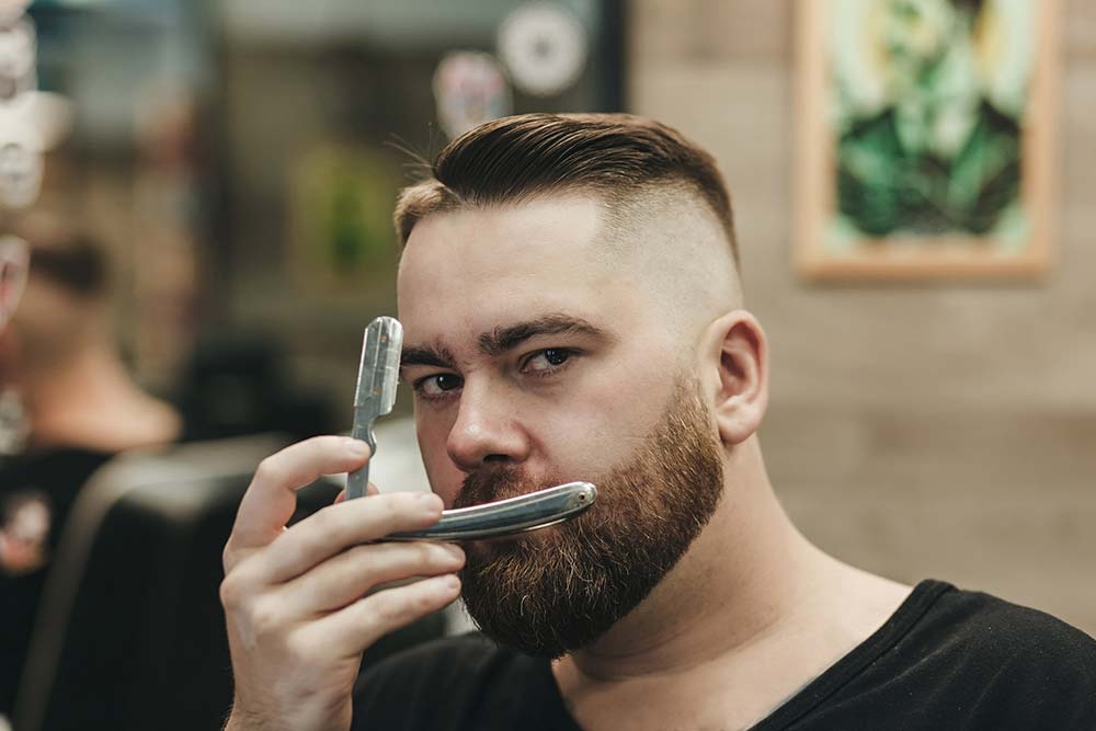 Борода визуально вытягивает круглое лицо