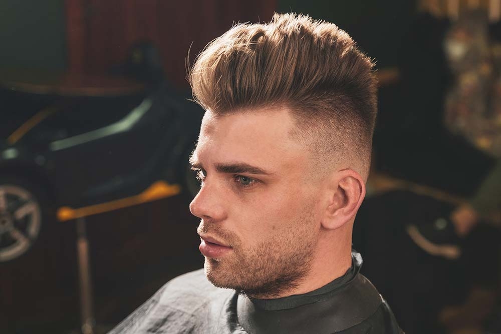 Варианты мужских стрижек на круглое лицо