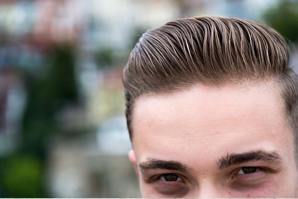 Мужская укладка гелем