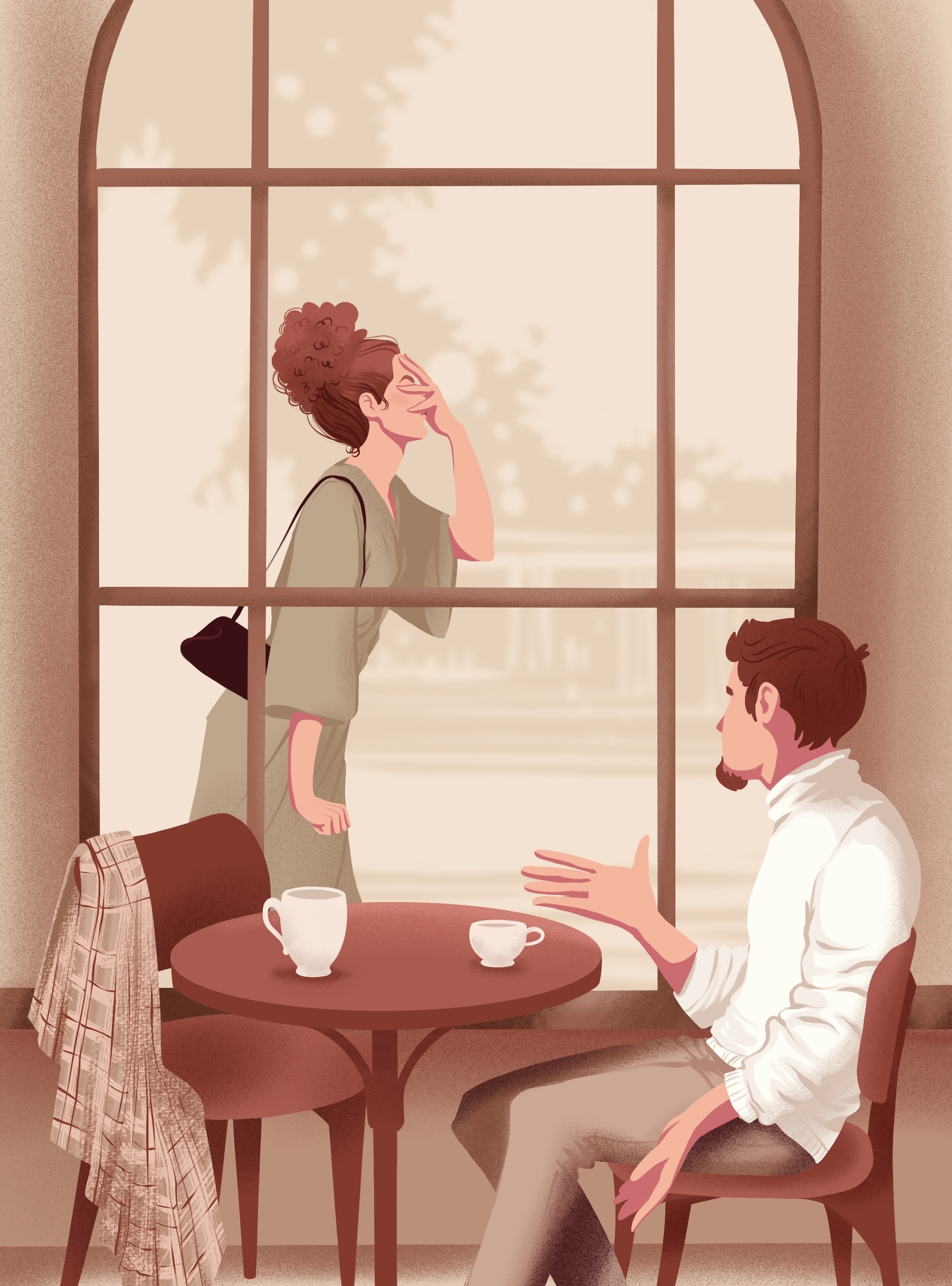 Встреча с бывшим оказалось печальной и отталкивающий, а звонок клиентки только спас героиню из абсурдной ситуации