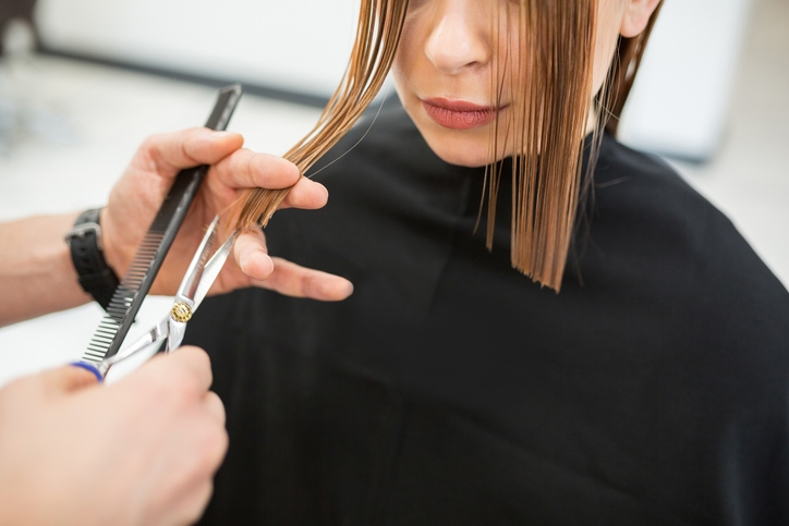 Филировка кончиков волос