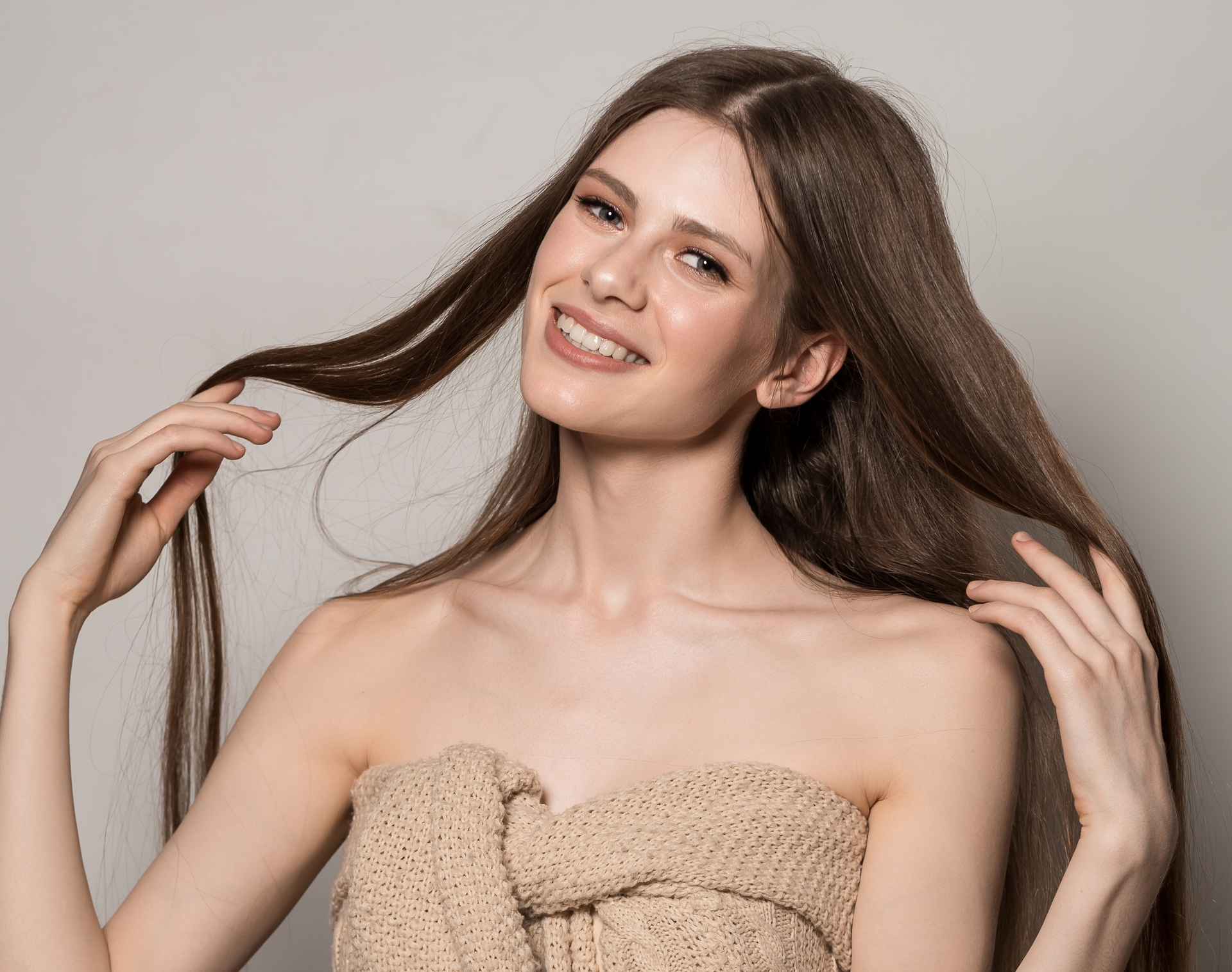 Здоровые длинные волосы