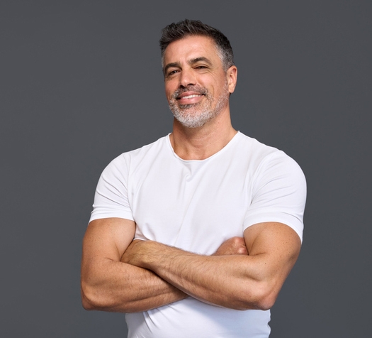 Пример классической мужской стрижки бокс с четкими контурами