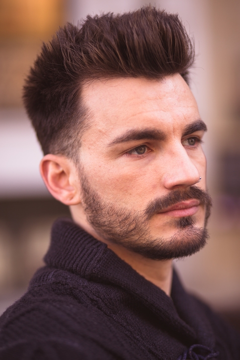 Пример стрижки полубокс с мягкими переходами