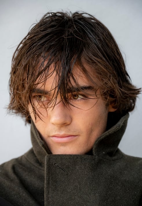 Мужская версия стрижки боб в стиле 60-х