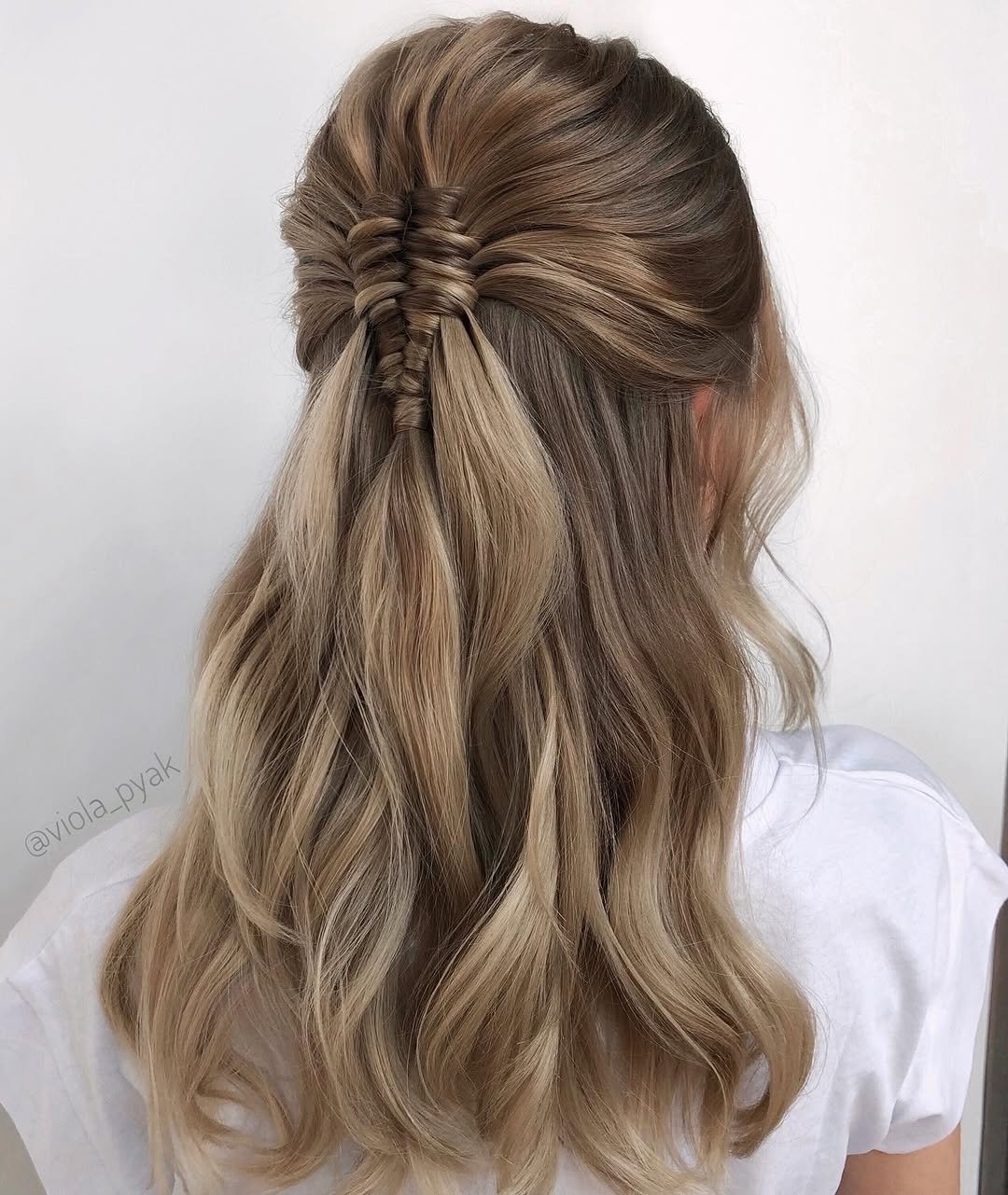 Необычное плетение косы