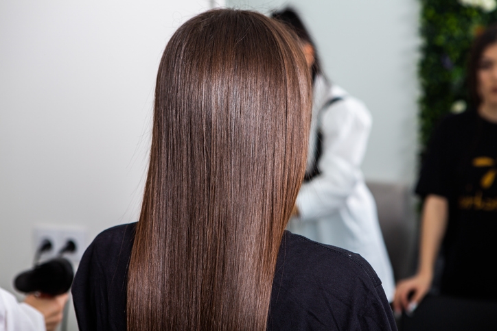 Блеск волос как после салона