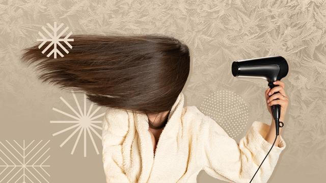 Правильная сушка волос феном зимой — защита от ломкости и сухости