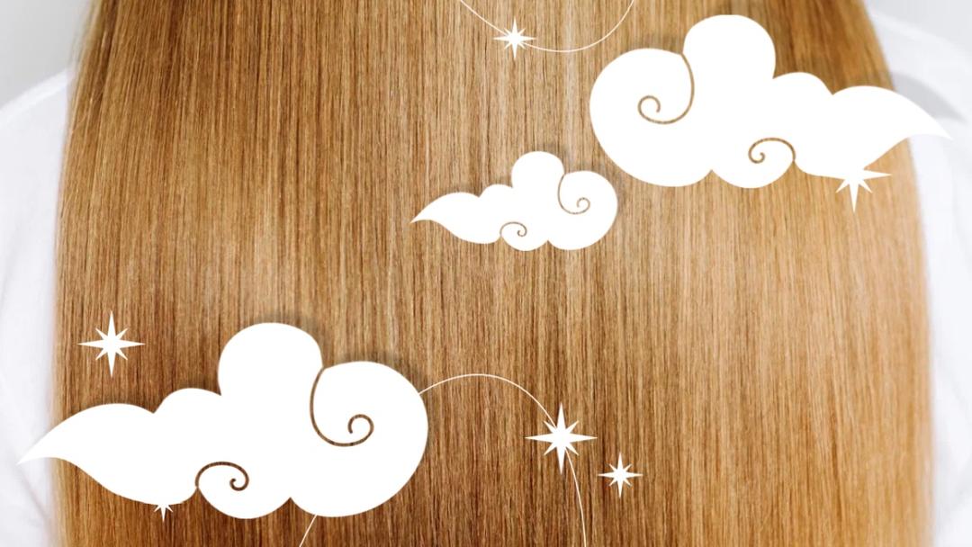 Блеск здоровых волос