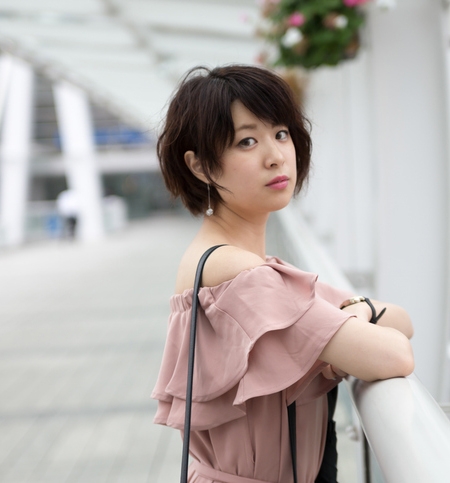 Нежная прическа в японском стиле