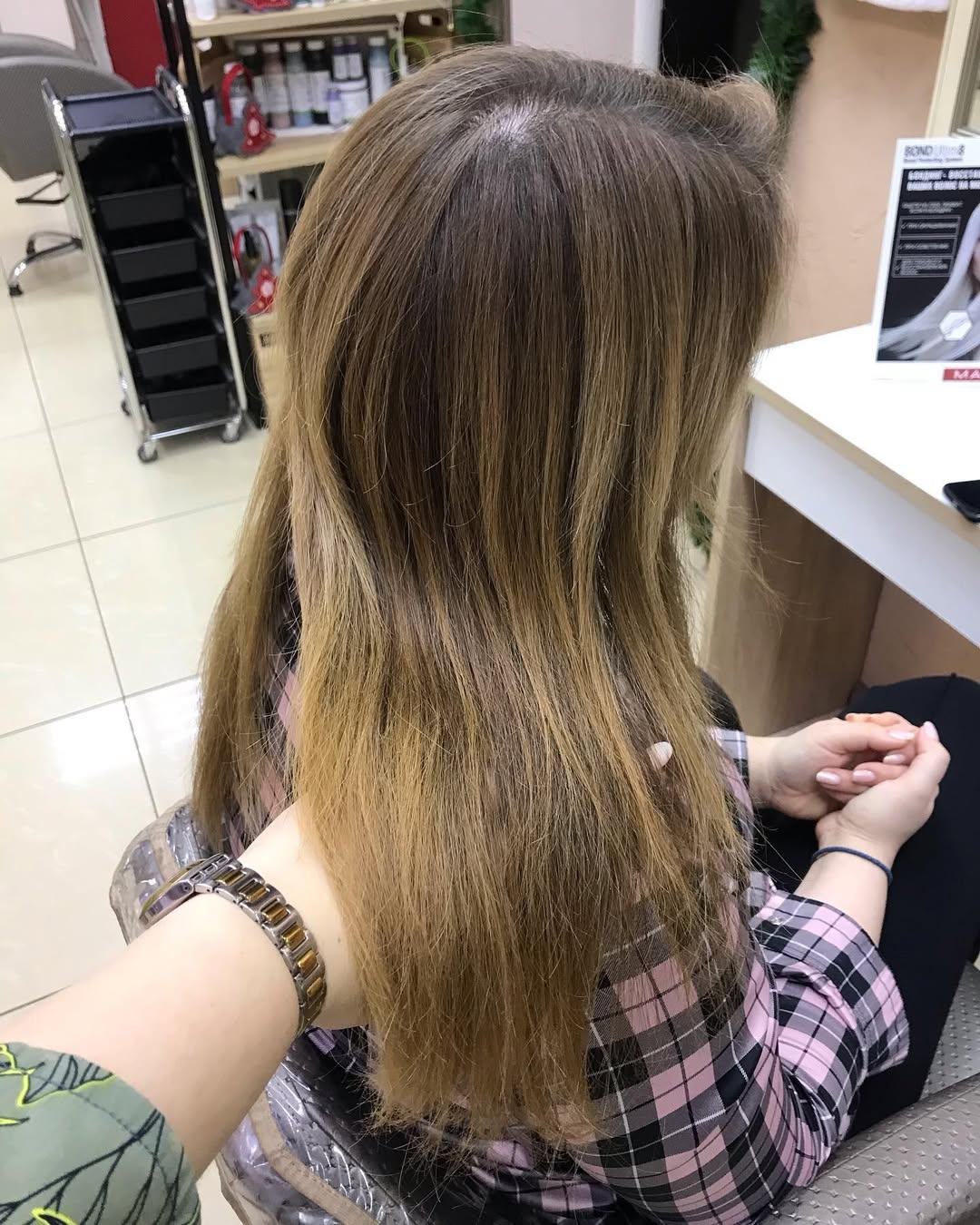 Волосы до осветления