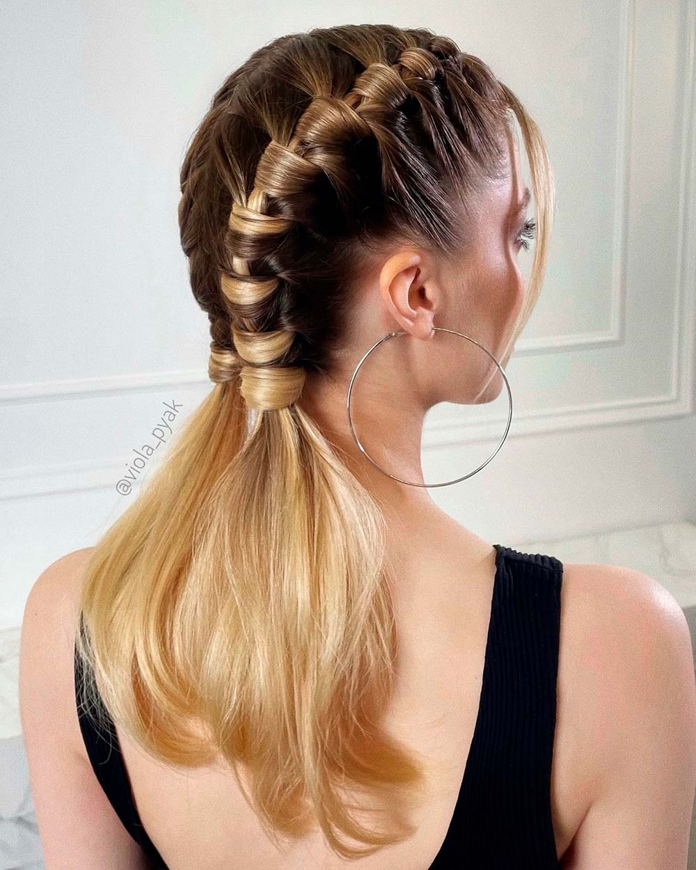 Прически с плетением от стилиста Виолы Пяк