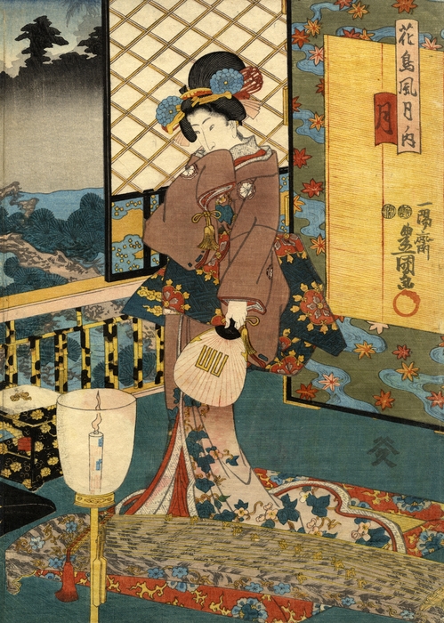 Две девушки с красивыми прическами в японском стиле