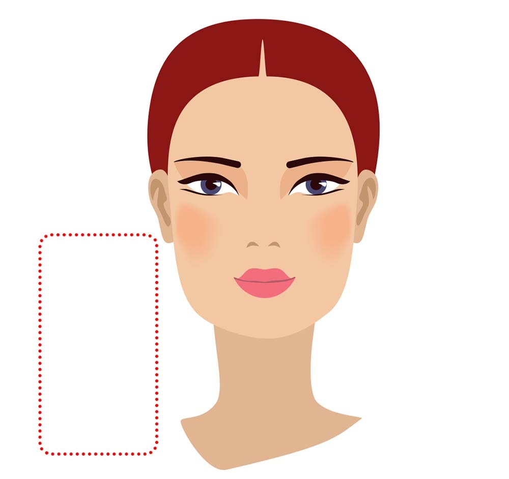 Тип лица прямоугольник