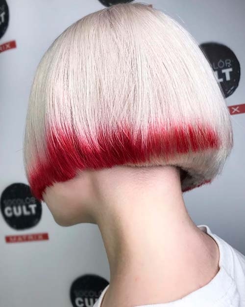 Трендовое окрашивание для короткого каре от Марии Артемкиной