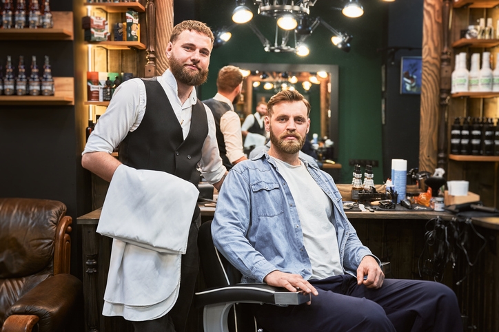 В барбершопе