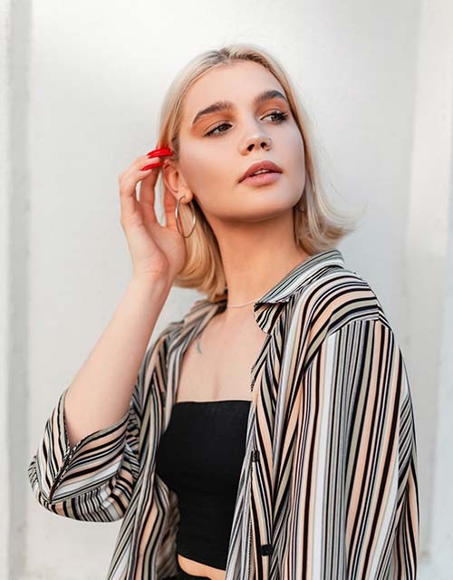 Каре в современном стиле