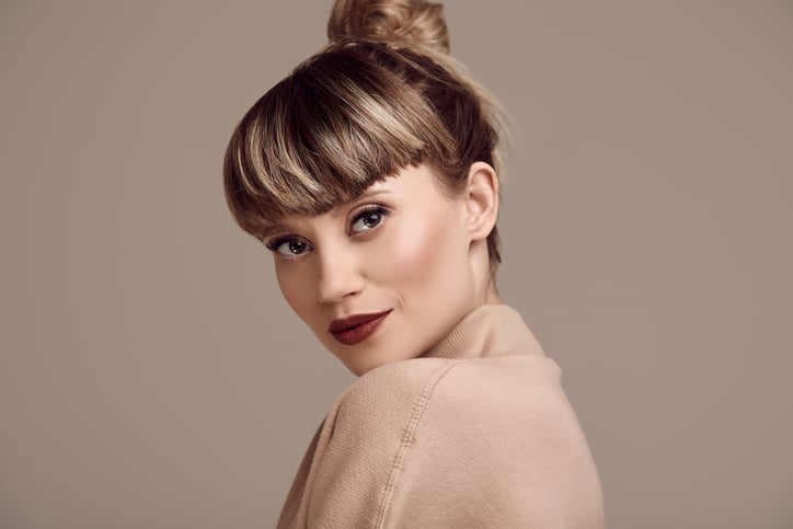 Стрижка для лица в форме сердца