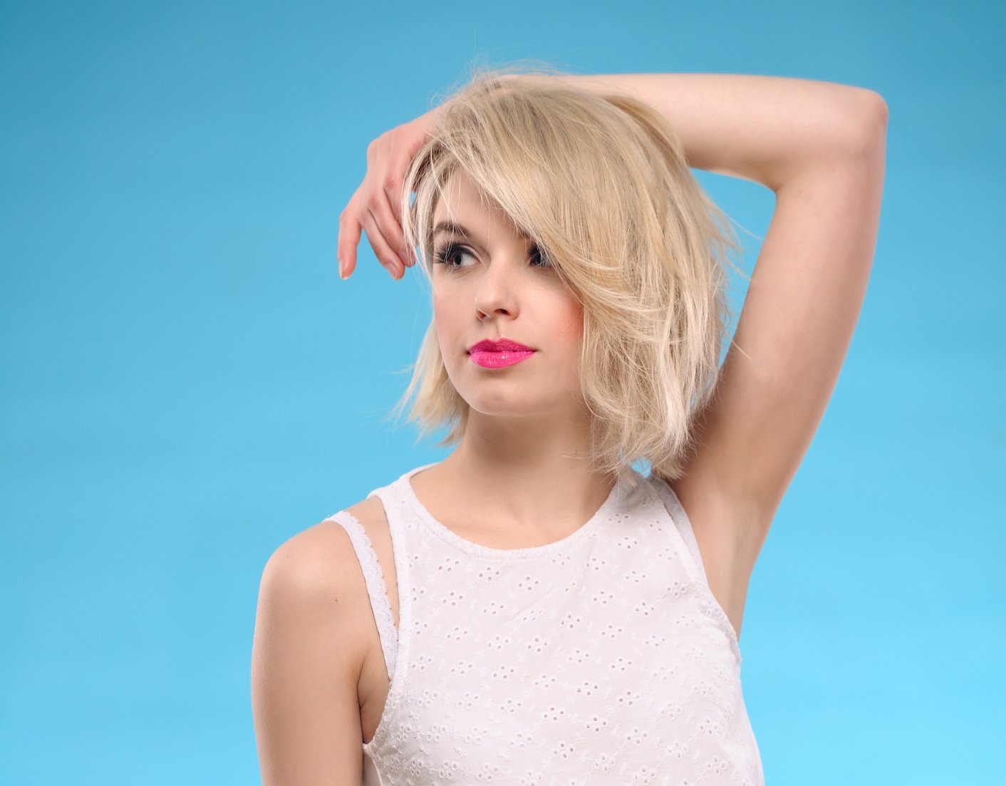 Укладка волос в стрижке шегги