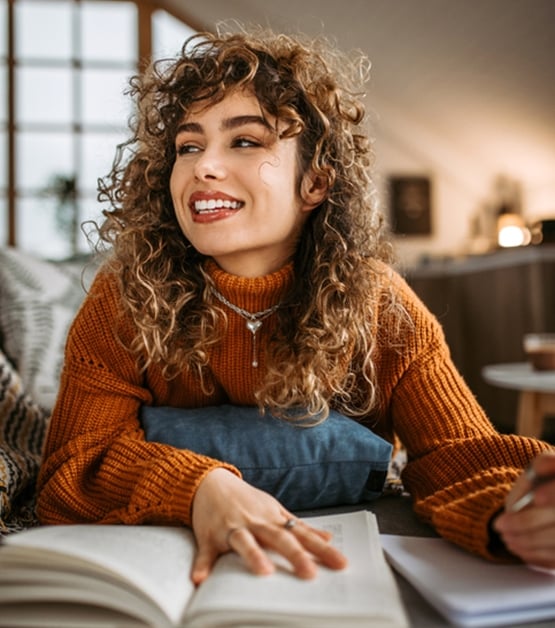 Текстурная стрижка средней длины