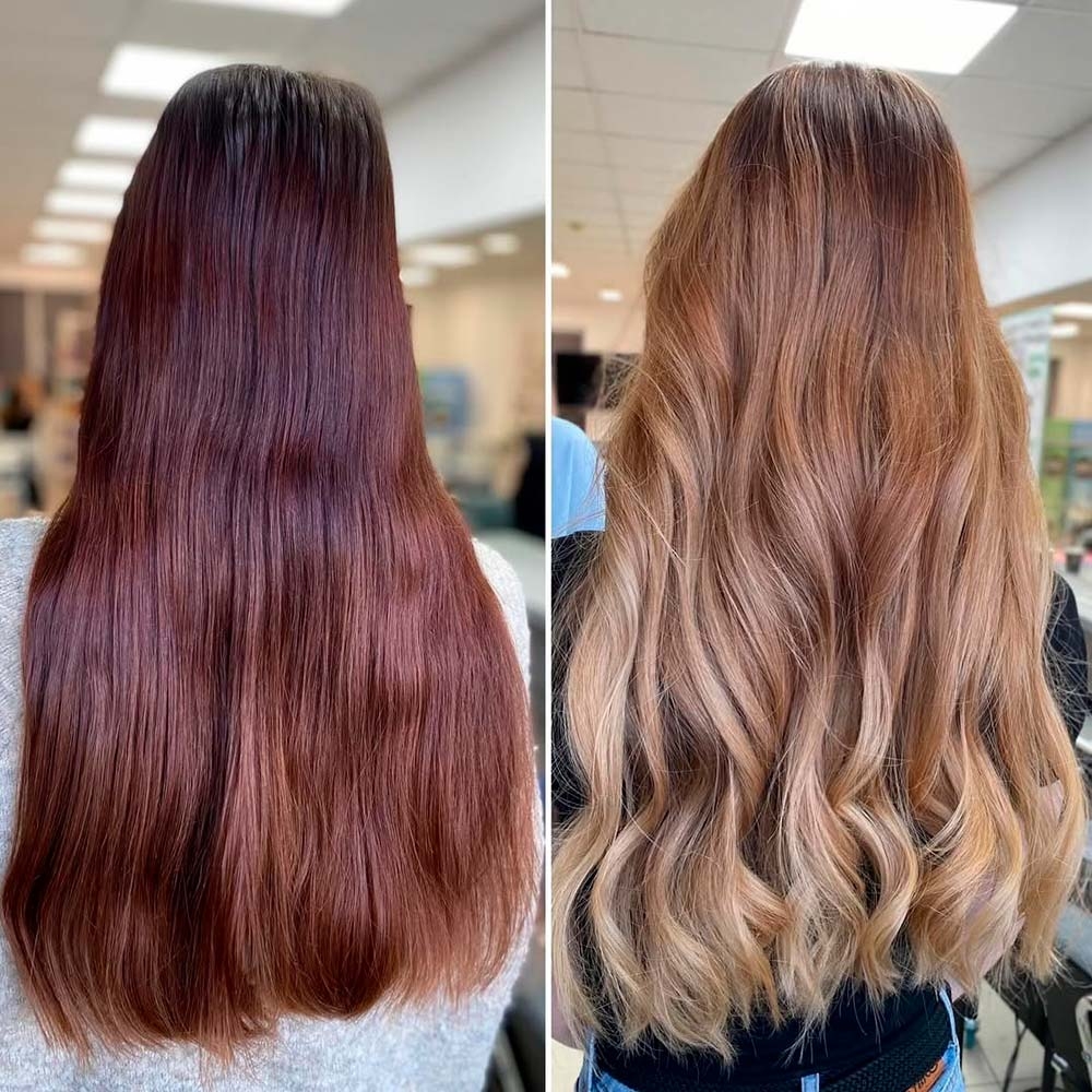 Комбинирование техник сложного окрашивания