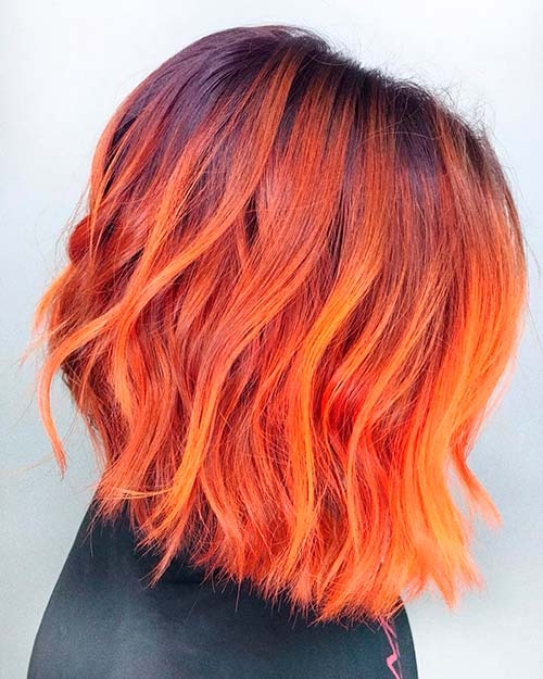 Яркий пример креативного тонирования волос после осветления