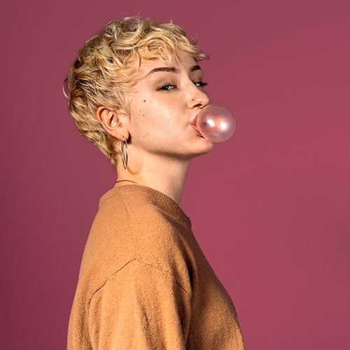 Текстурная укладка для очень коротких волос