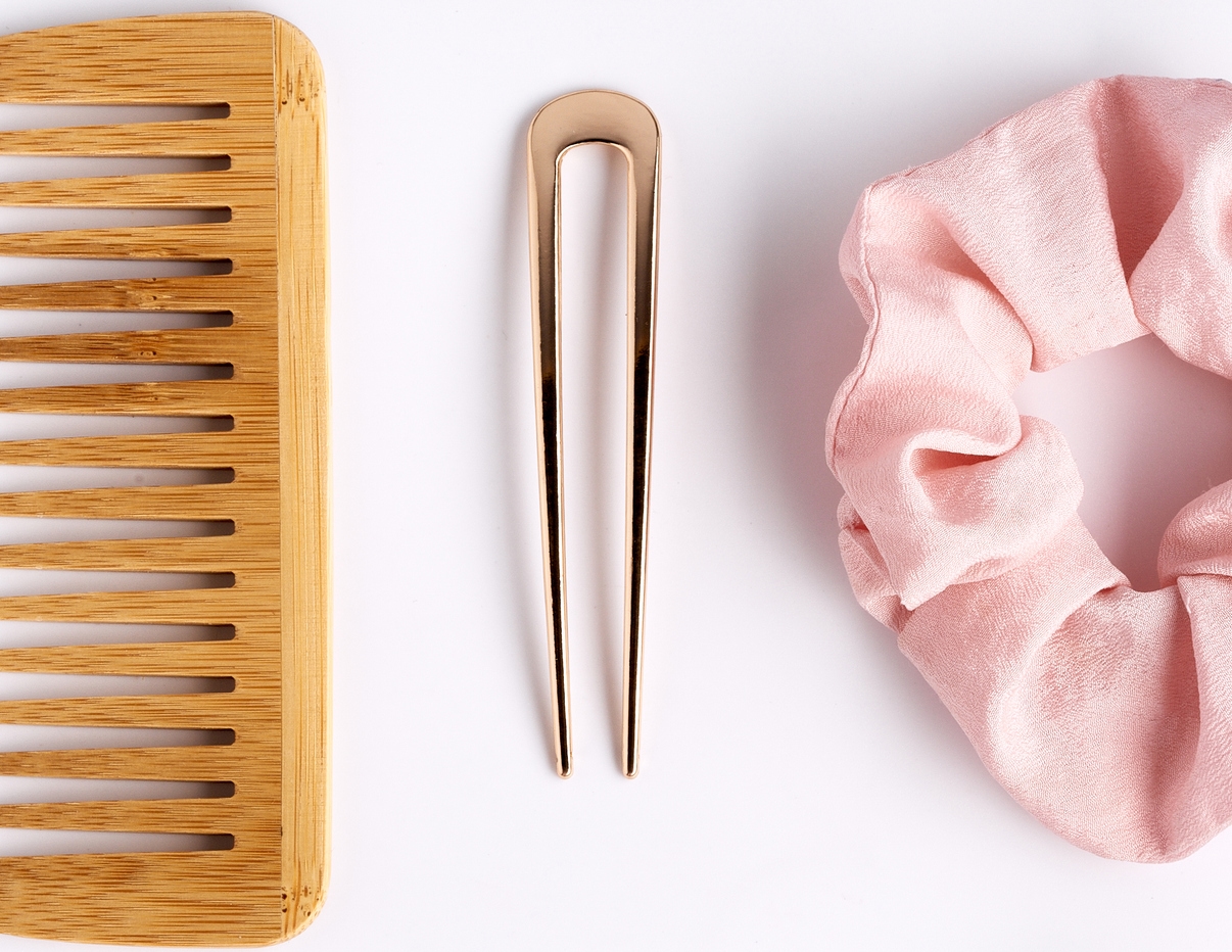 Набор аксессуаров для волос и классический изогнутый гребень для быстрой укладки