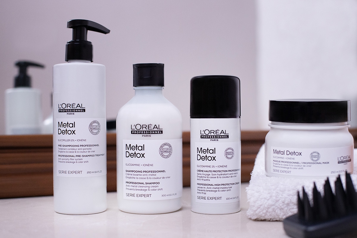 Средства для пористых, ломких и окрашенных волос Metal Detox от L'Oréal Professionnel