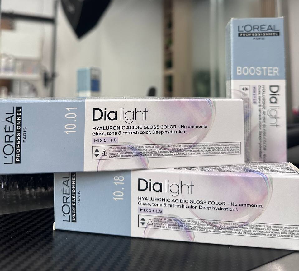 Оттенки красителя с кислым pH L'Oréal Professionnel Dia Light Acidic Gloss Color No Ammonia