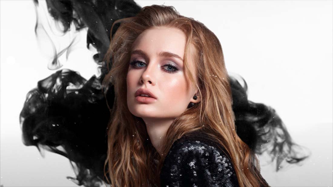 Стильная укладка с растрепанными волосами