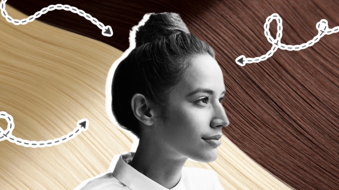 Пучок на короткие волосы