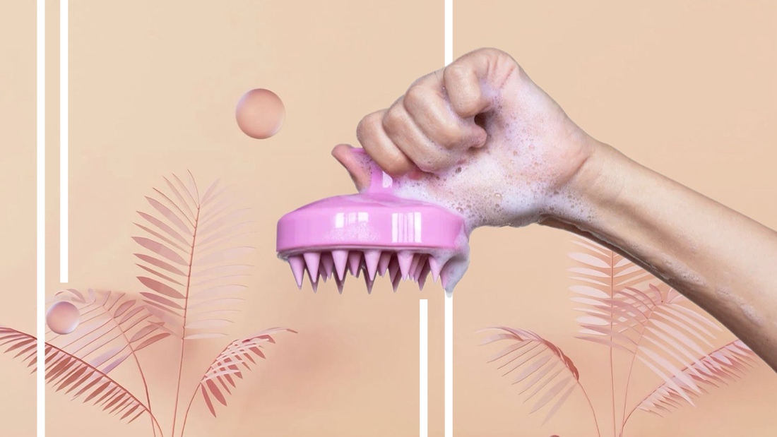 Массаж головы для роста волос