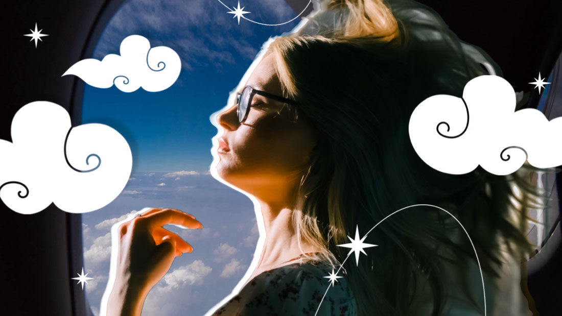 Уход за волосами в самолете