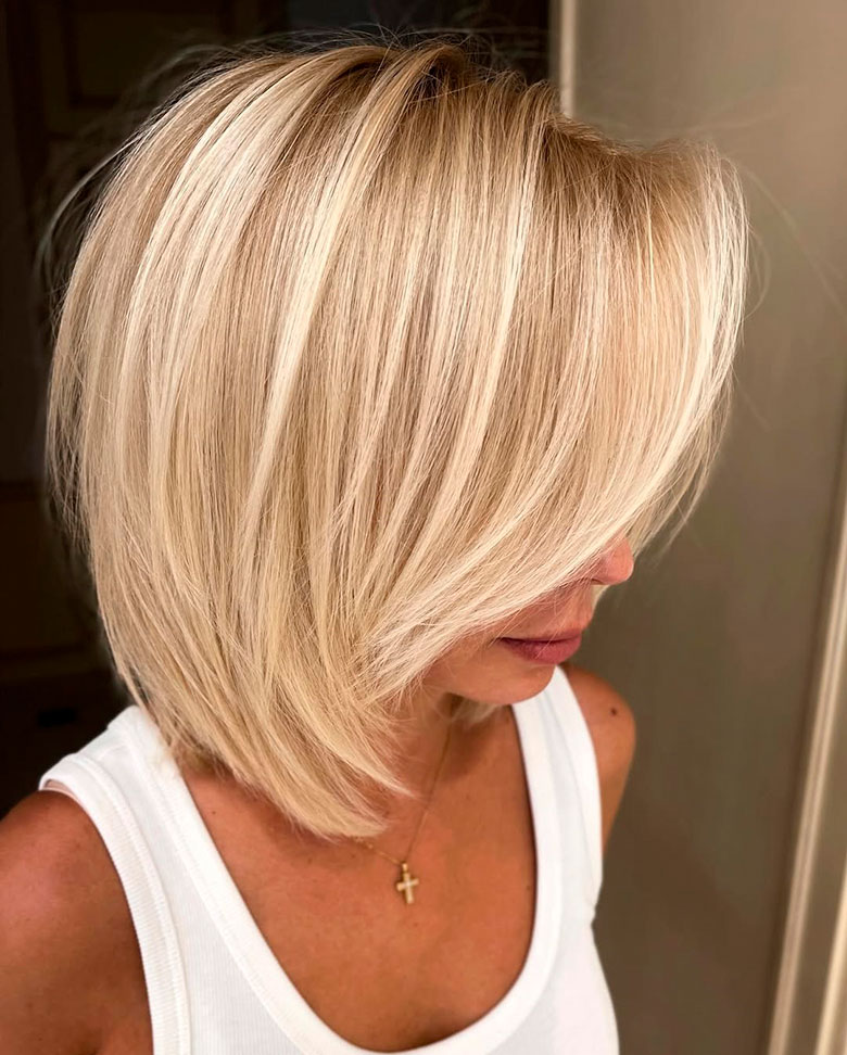 Челка набок 20