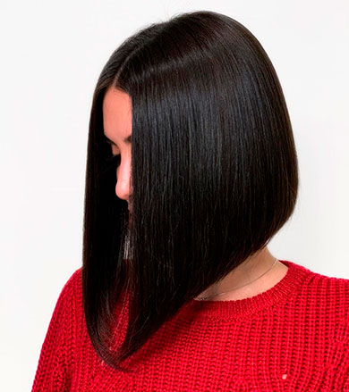 Удлиненное каре до плеч