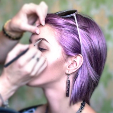 пепельно сиреневые волосы 2