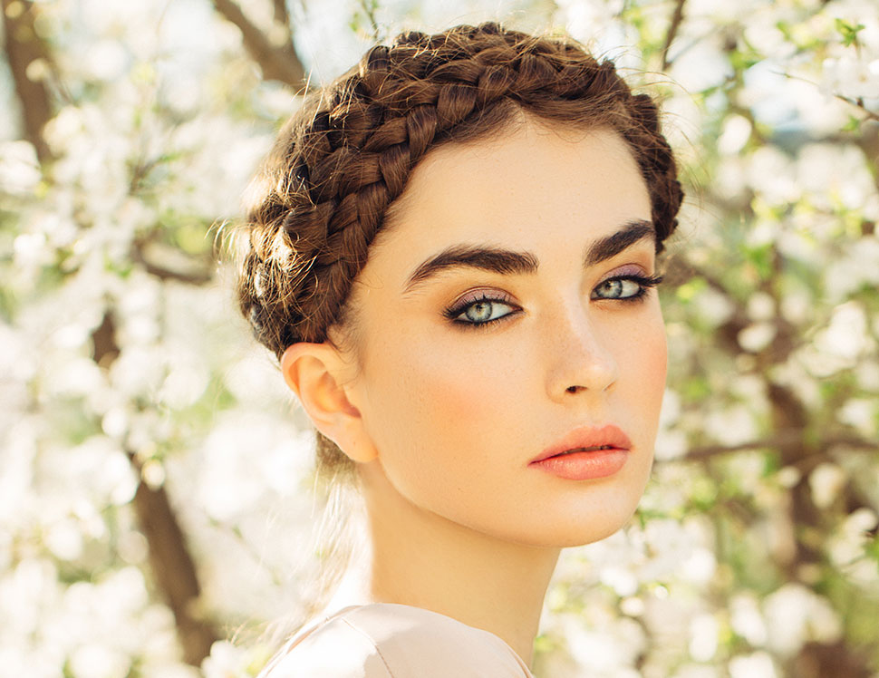 Плетеный шиньон